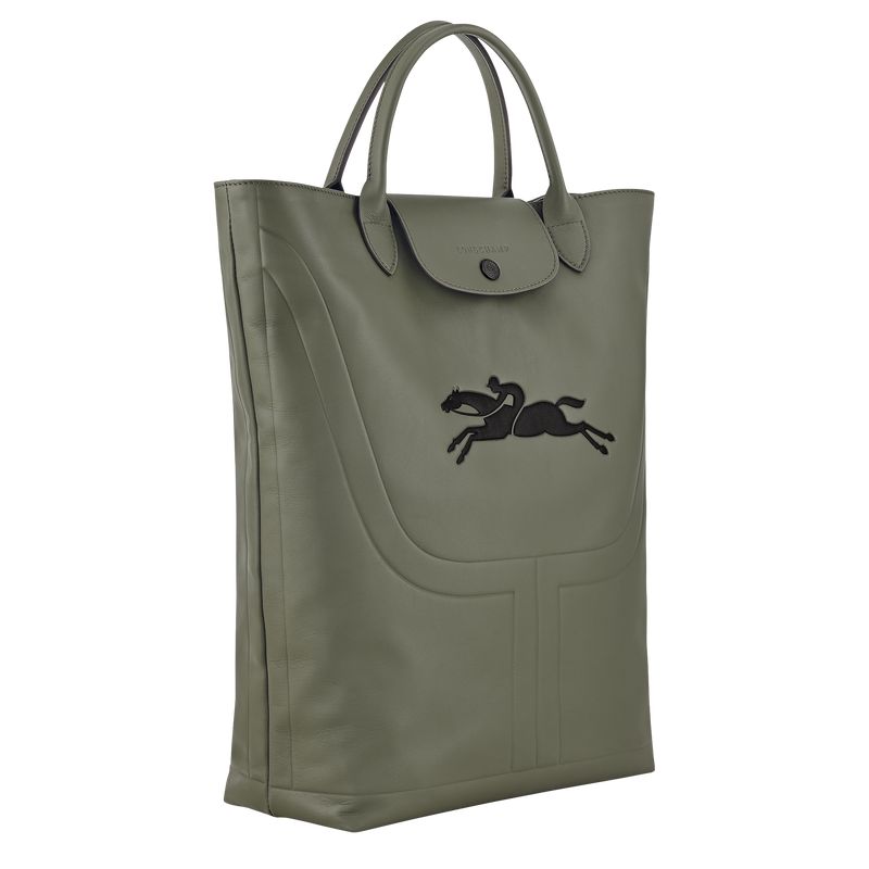 Khaki Longchamp Le Pliage Xtra M Men Boot Bag | US-605HEZFML