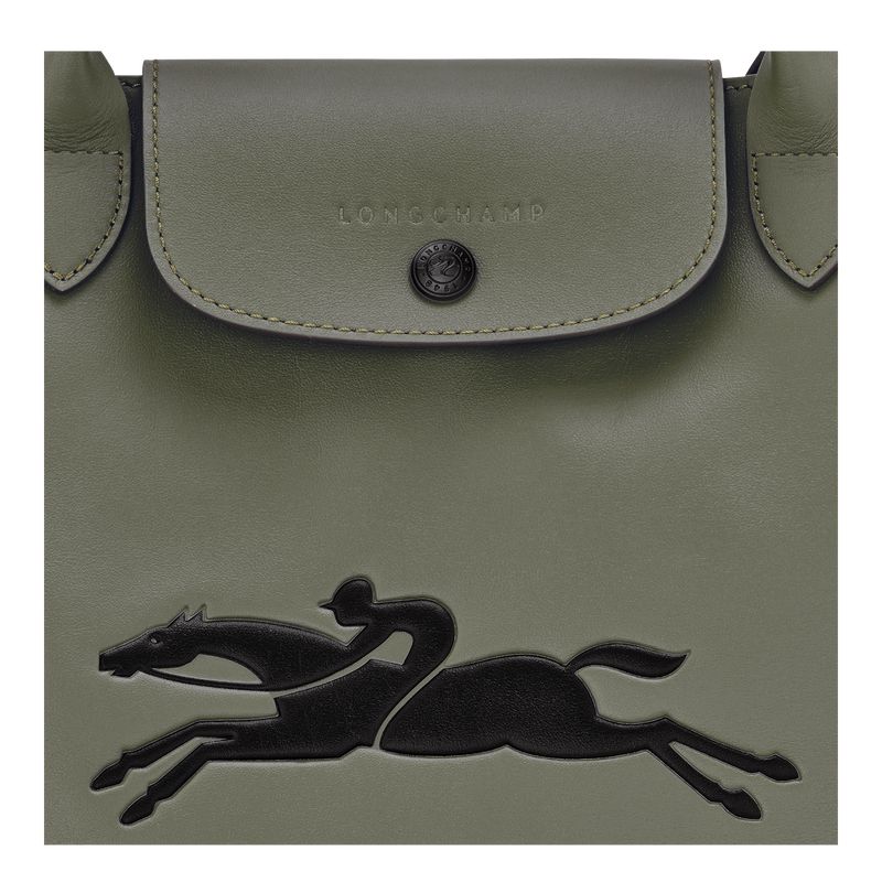 Khaki Longchamp Le Pliage Xtra M Men Boot Bag | US-605HEZFML