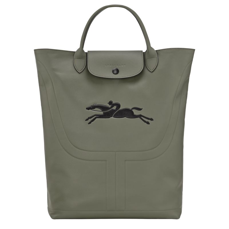 Khaki Longchamp Le Pliage Xtra M Men Boot Bag | US-605HEZFML