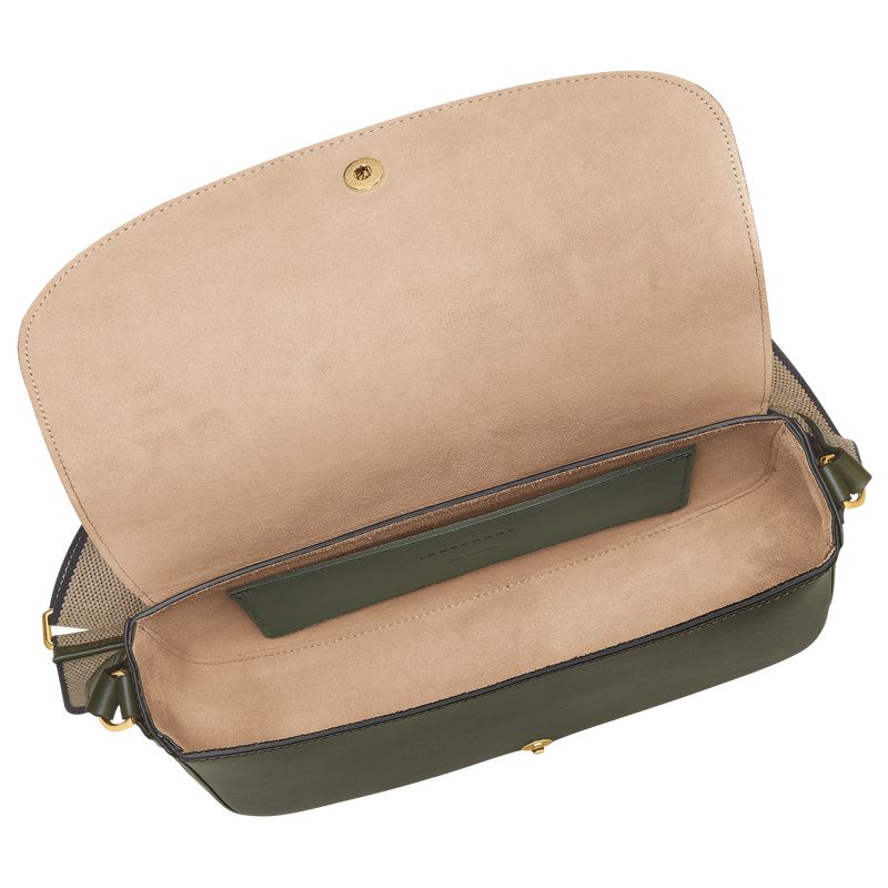 Khaki Longchamp Épure M Women Crossbody Bag | US-612JZUITK