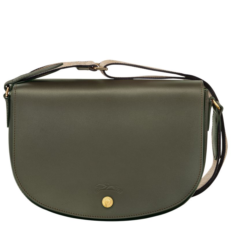 Khaki Longchamp Épure M Women Crossbody Bag | US-612JZUITK