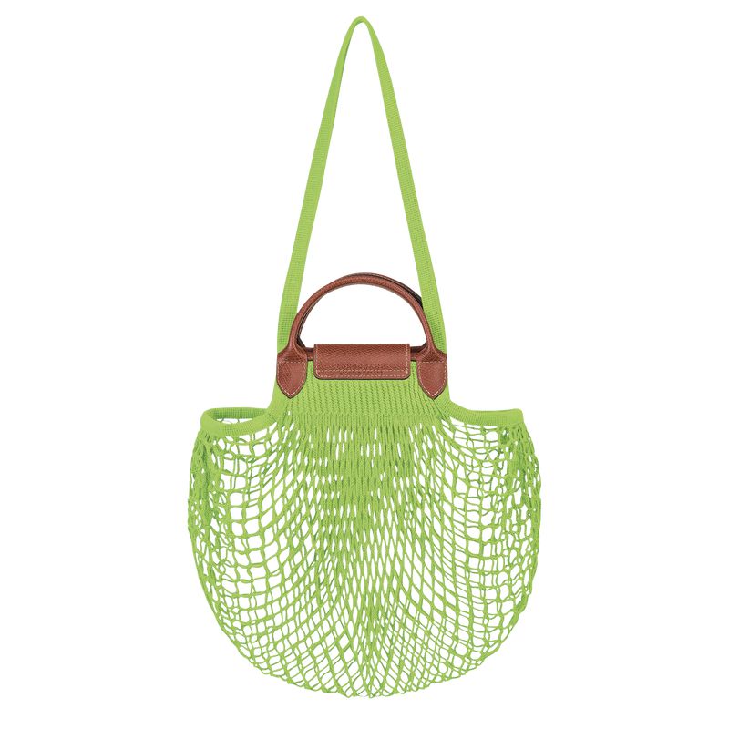 Light Green Longchamp Le Pliage Filet L Women Mesh Bag | US-639CQGOVW