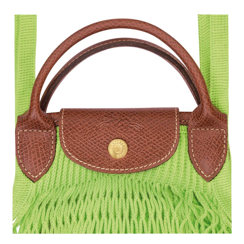 Light Green Longchamp Le Pliage Filet L Women Mesh Bag | US-639CQGOVW