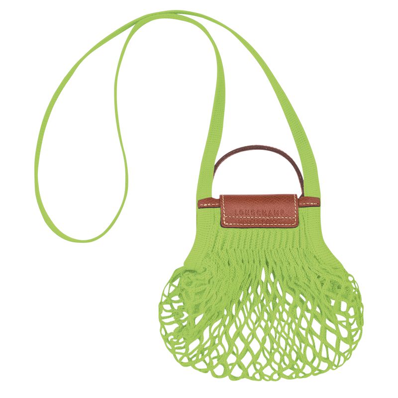 Light Green Longchamp Le Pliage Filet Xs Women Mesh Bag | US-495CNQDBA