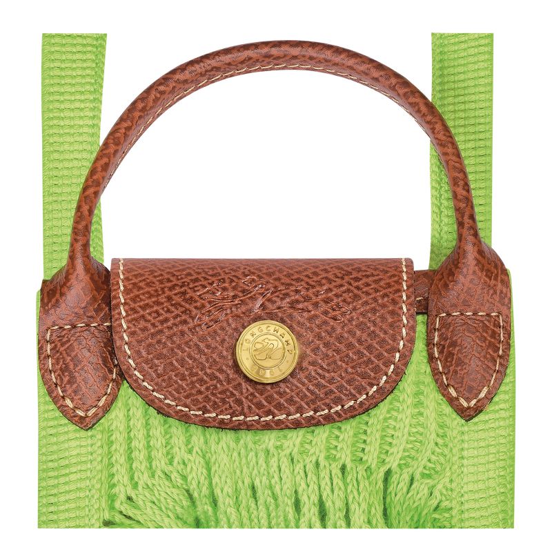Light Green Longchamp Le Pliage Filet Xs Women Mesh Bag | US-495CNQDBA