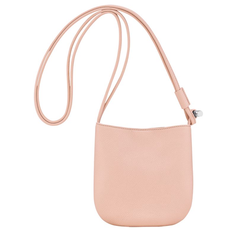Light Rose Longchamp Le Roseau S Women Crossbody Bag | US-137WUGZAS