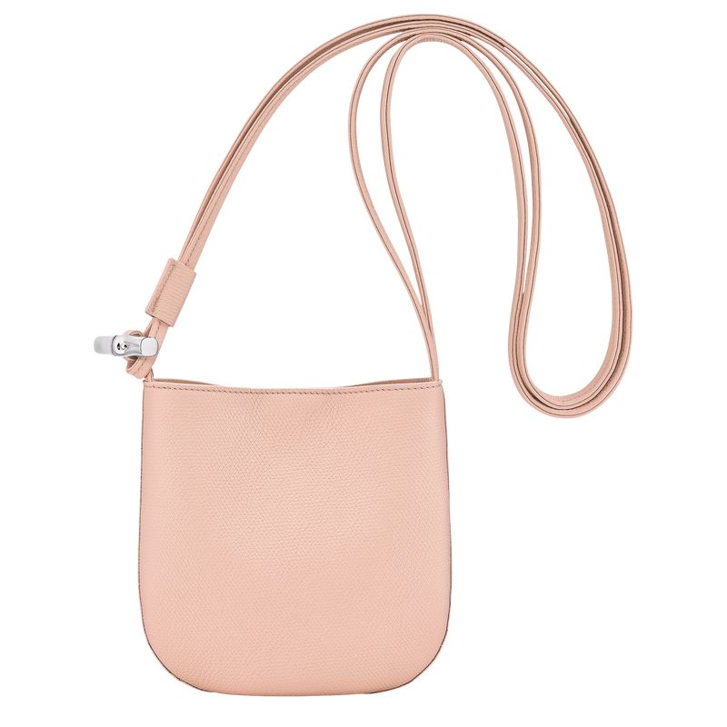 Light Rose Longchamp Le Roseau S Women Crossbody Bag | US-137WUGZAS