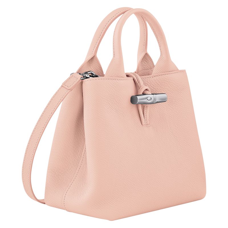 Light Rose Longchamp Le Roseau S Women Handbag | US-234QKLUIE