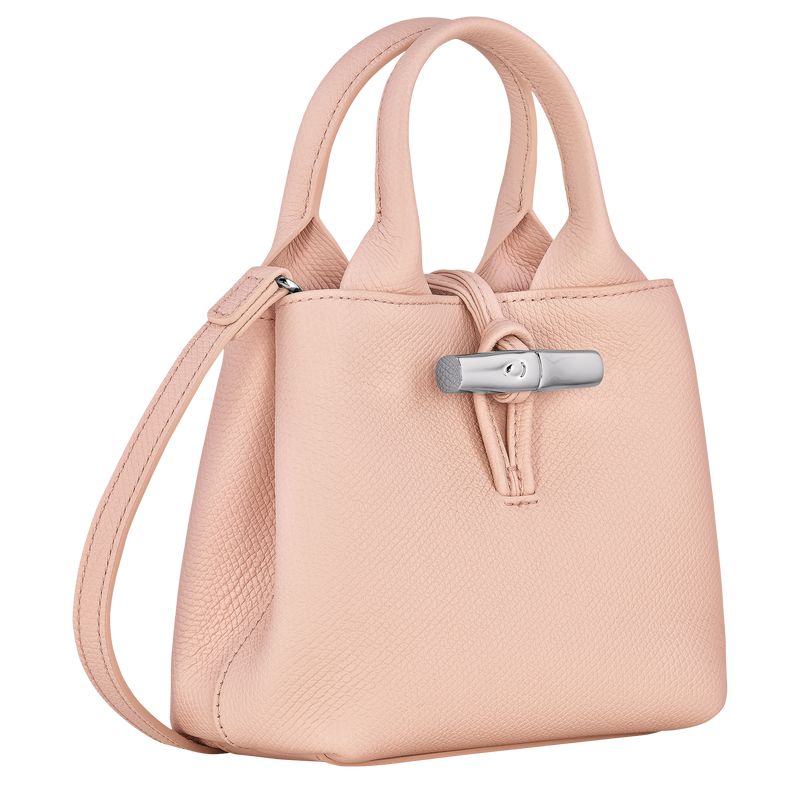 Light Rose Longchamp Le Roseau Xs Women Handbag | US-481KNMVBD