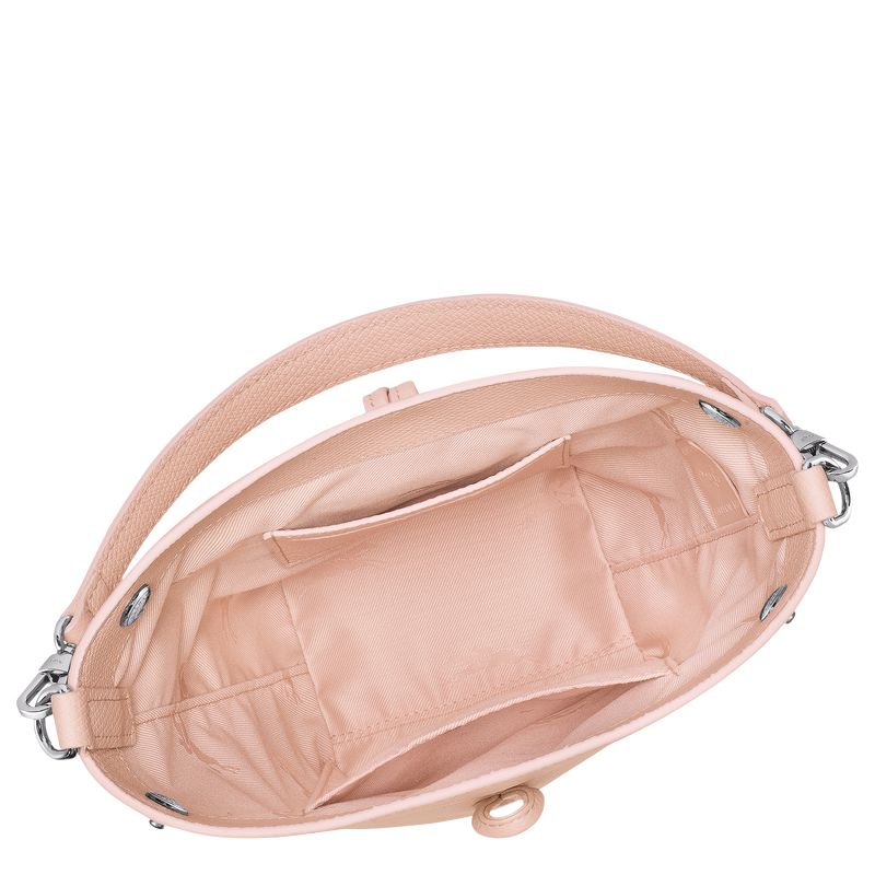 Light Rose Longchamp Le Roseau Xs Women Bucket Bag | US-912ATUFOK