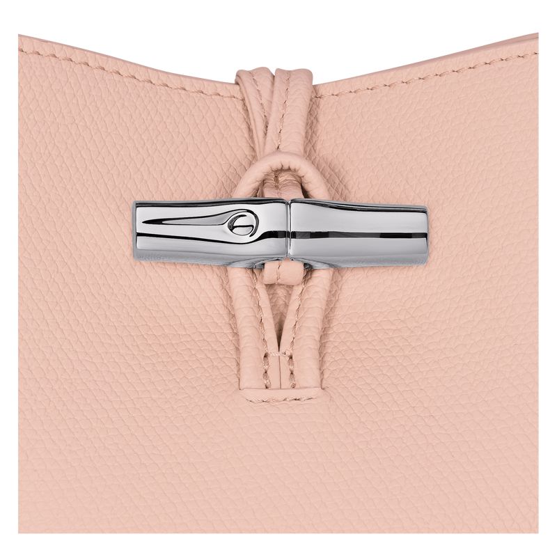 Light Rose Longchamp Le Roseau Xs Women Bucket Bag | US-912ATUFOK