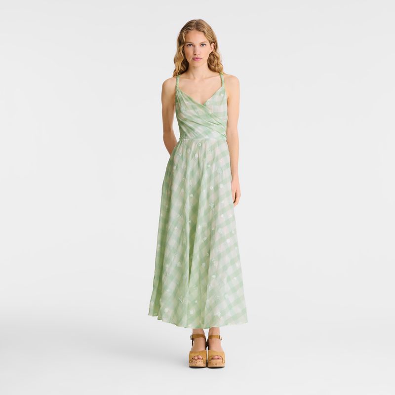 Light Turquoise Green Longchamp Long Women Dress | US-290OSGJYZ