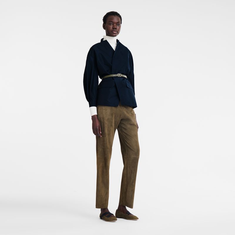 Navy Longchamp Kimono Women Jacket | US-931KUGVDA