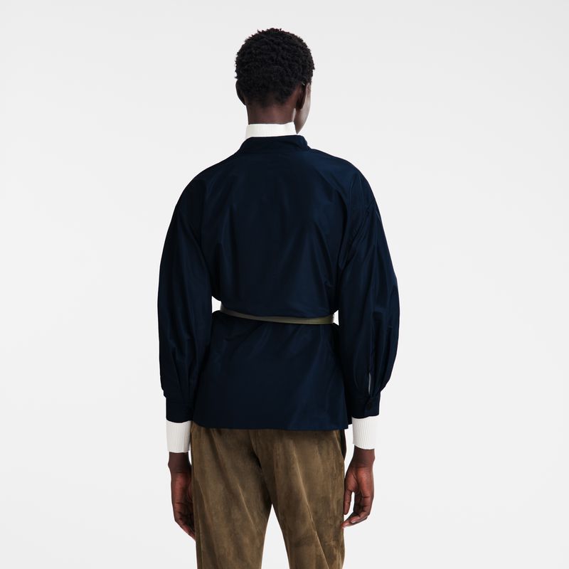 Navy Longchamp Kimono Women Jacket | US-931KUGVDA