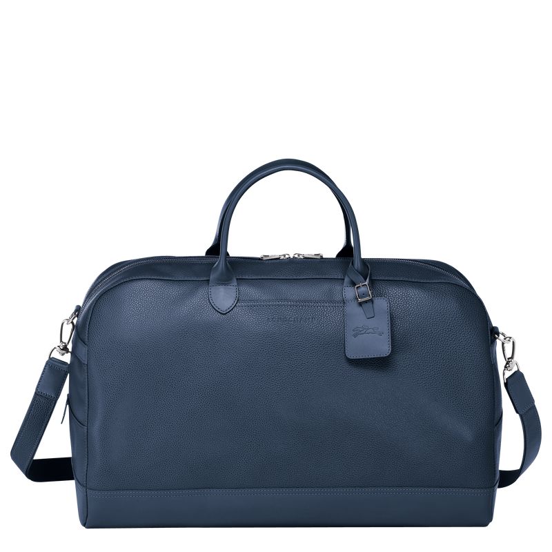 Navy Longchamp Le Foulonné L Men Travel Bag | US-418JHCVWY