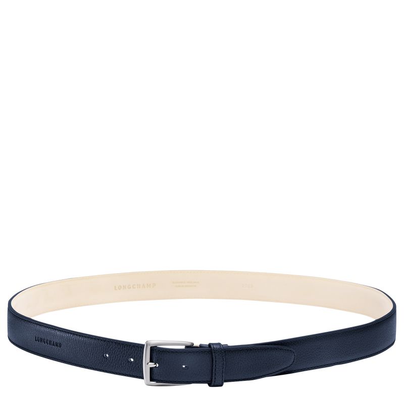 Navy Longchamp Le Foulonné Men Belt | US-108EYFTNG