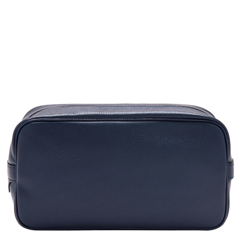 Navy Longchamp Le Foulonné Men Toiletry Bags | US-637ZVPYHO