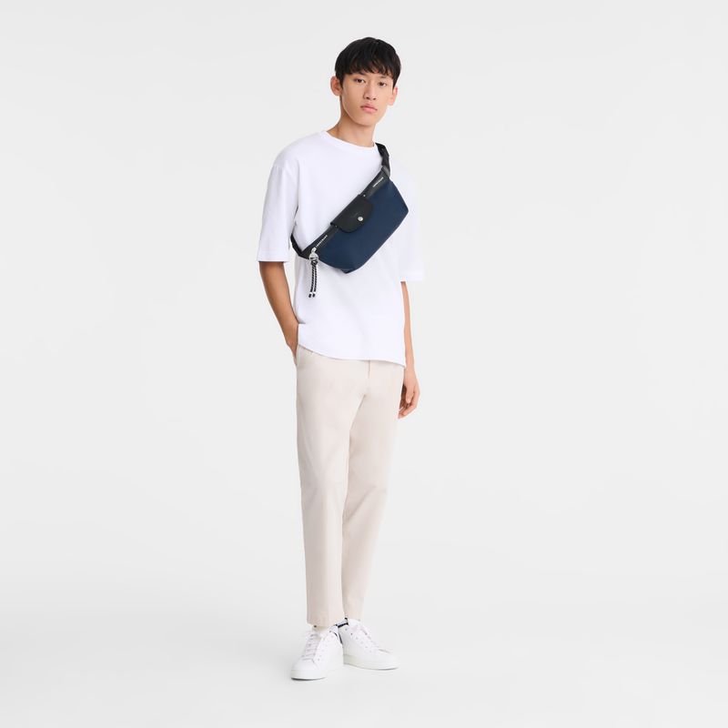 Navy Longchamp Le Pliage Energy M Men Belt Bag | US-348SBCWXV