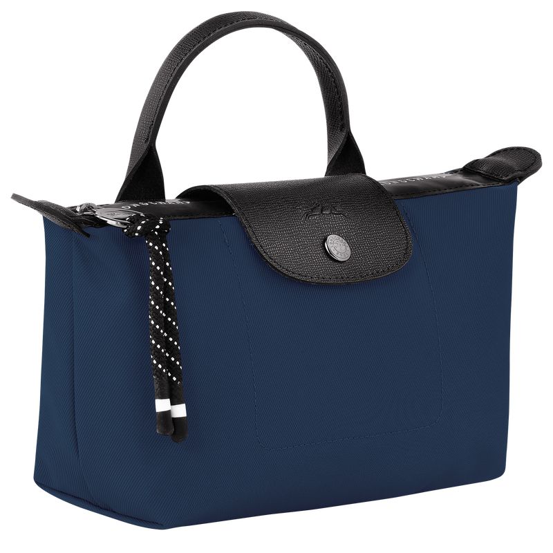 Navy Longchamp Le Pliage Energy Men Pouch | US-510NPOQIR