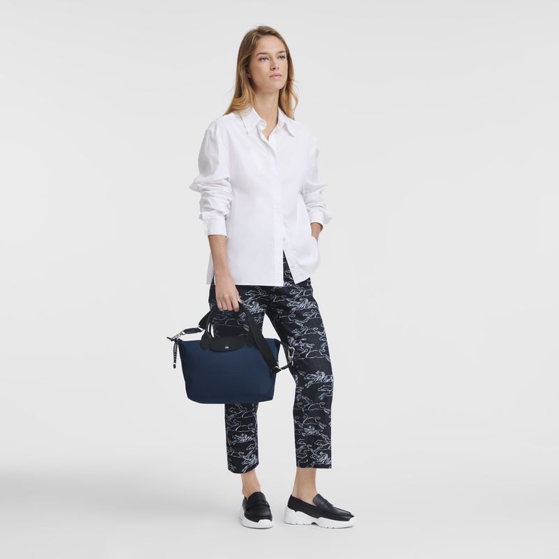 Navy Longchamp Le Pliage Energy S Men Handbag | US-102RNGKQS