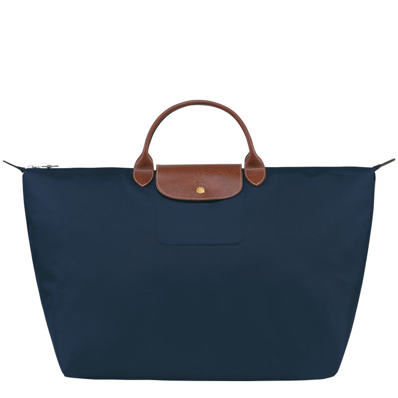 Navy Longchamp Le Pliage Original L Men Travel Bag | US-598TSGQPL