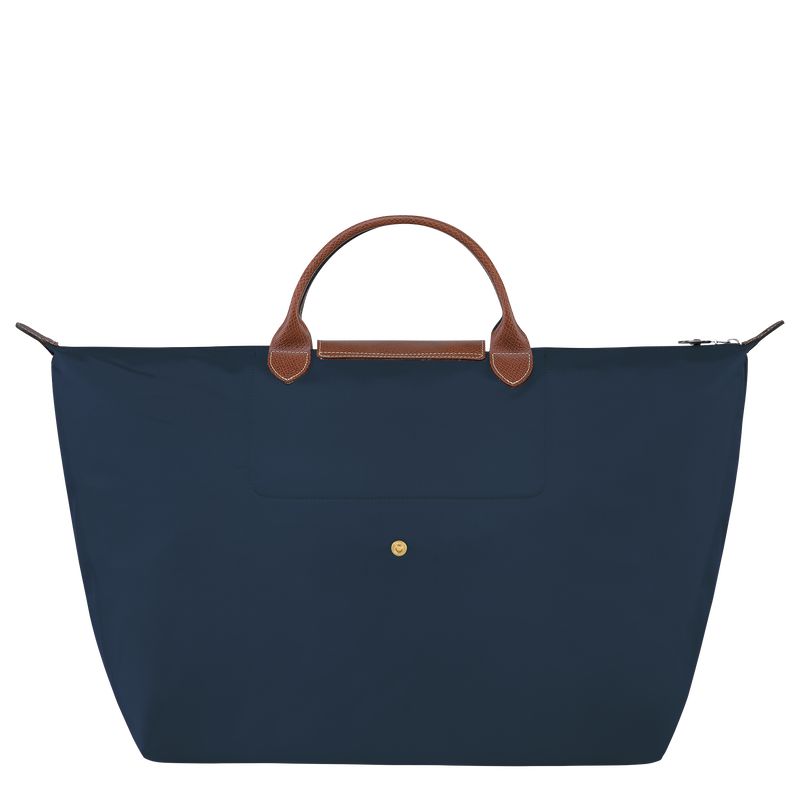 Navy Longchamp Le Pliage Original L Men Travel Bag | US-397SFJMWO