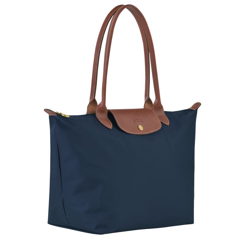Navy Longchamp Le Pliage Original L Women Tote Bag | US-408SVDPQW