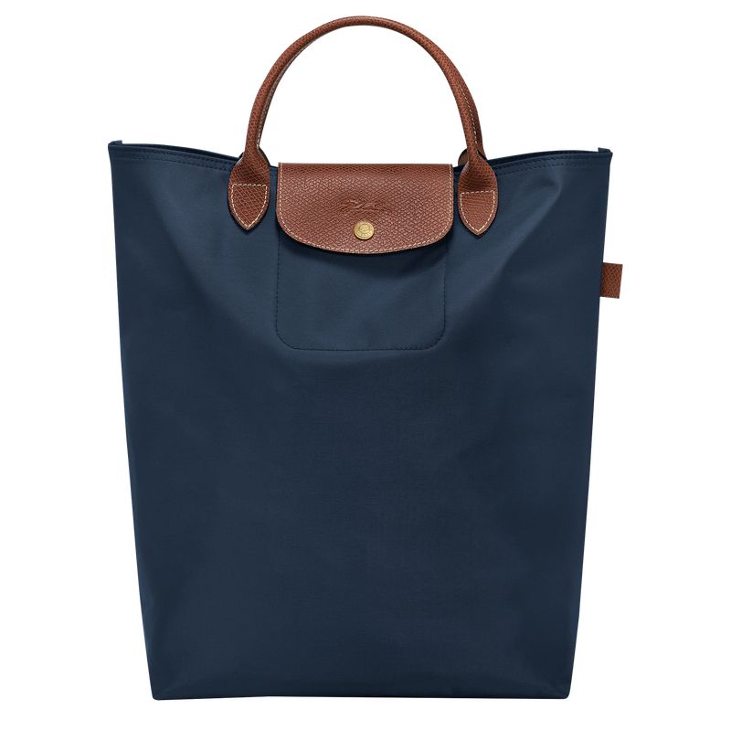 Navy Longchamp Le Pliage Original M Men Tote Bag | US-320HVTIXW