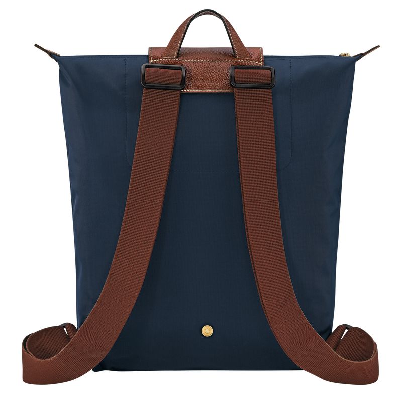 Navy Longchamp Le Pliage Original M Men Backpack | US-071XNGRVT