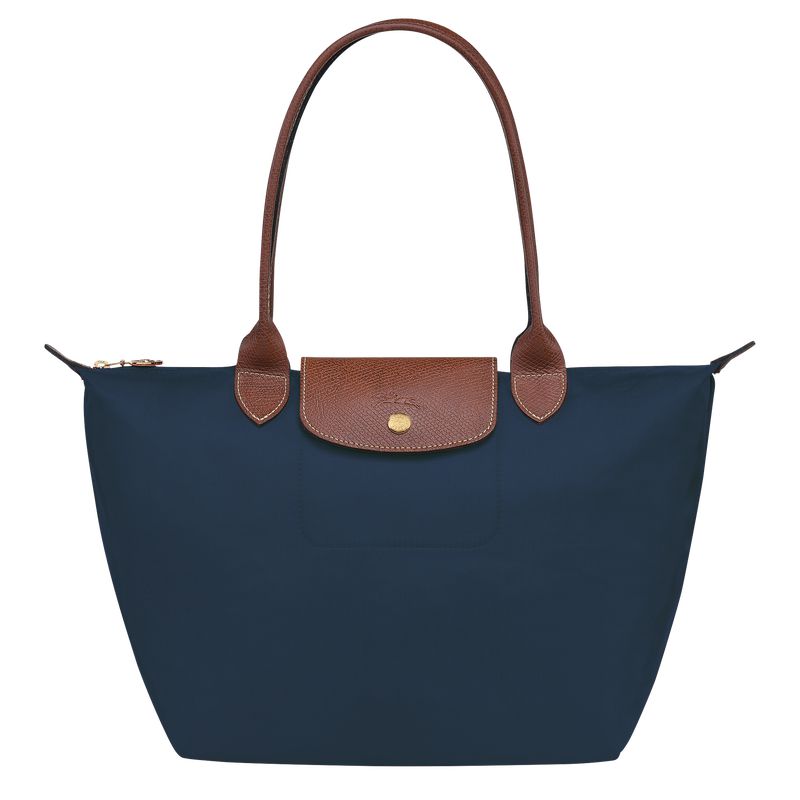 Navy Longchamp Le Pliage Original M Women Tote Bag | US-590IRNYLE
