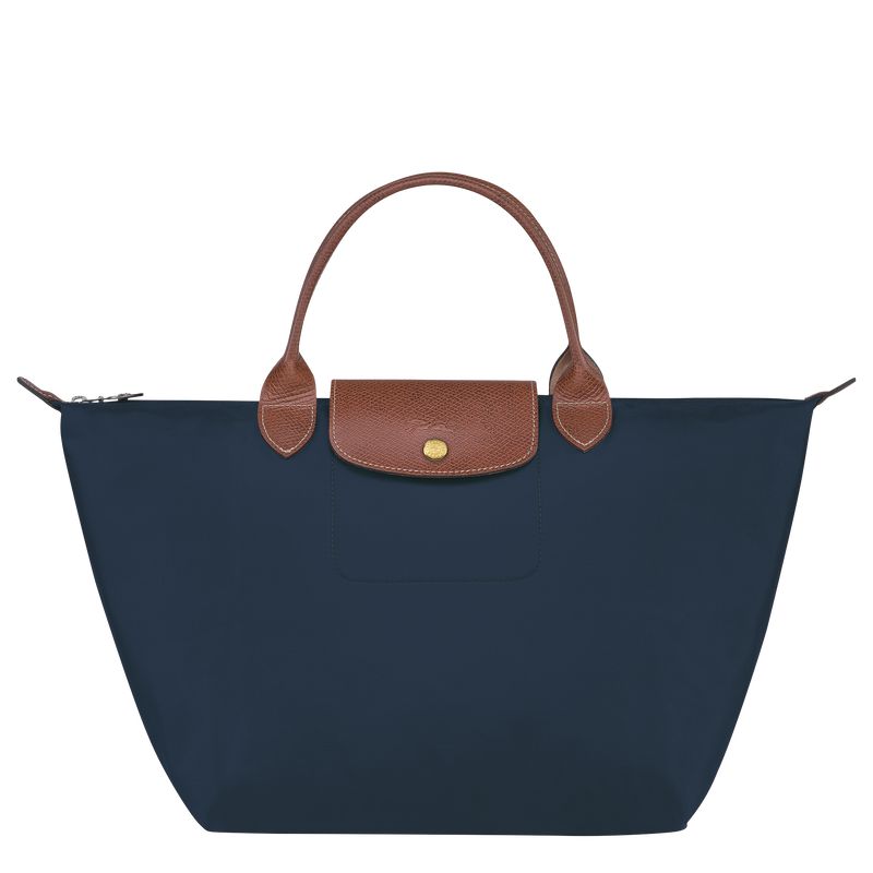 Navy Longchamp Le Pliage Original M Women Handbag | US-041KWOULV