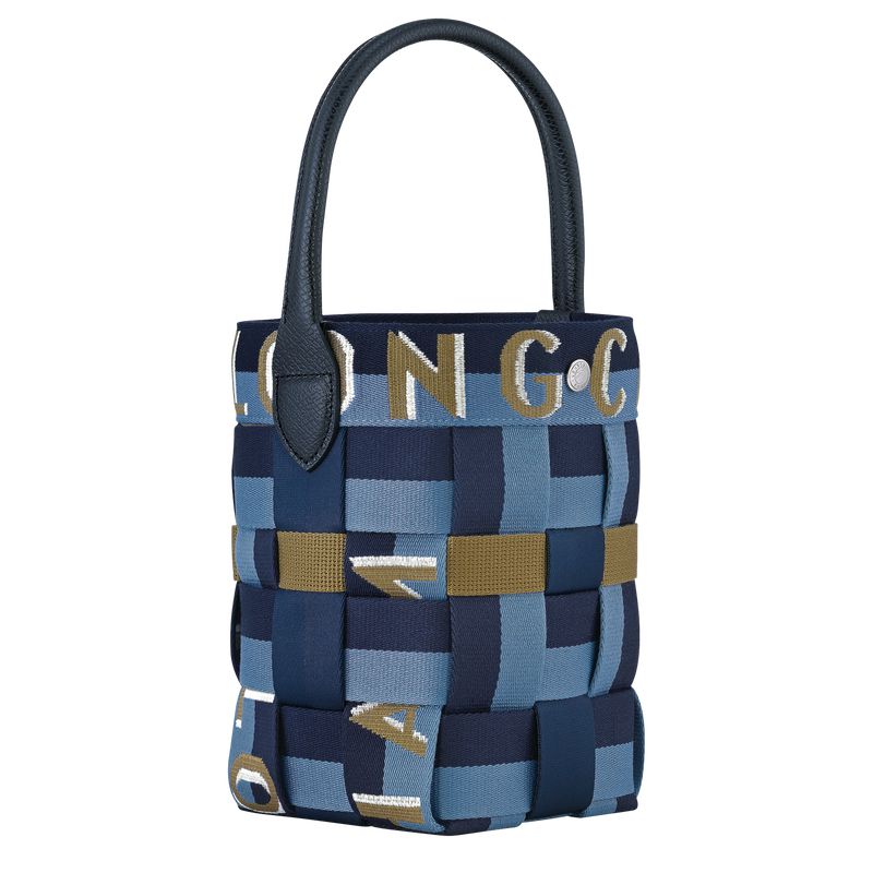 Navy Longchamp Re-play Xs Women Bucket Bag | US-819IDOZBH