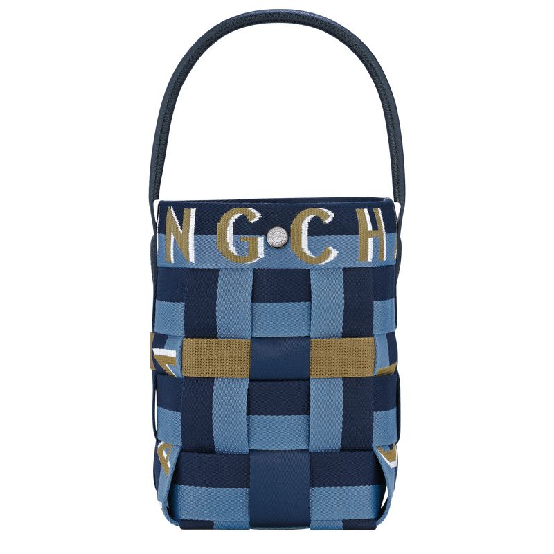 Navy Longchamp Re-play Xs Women Bucket Bag | US-819IDOZBH