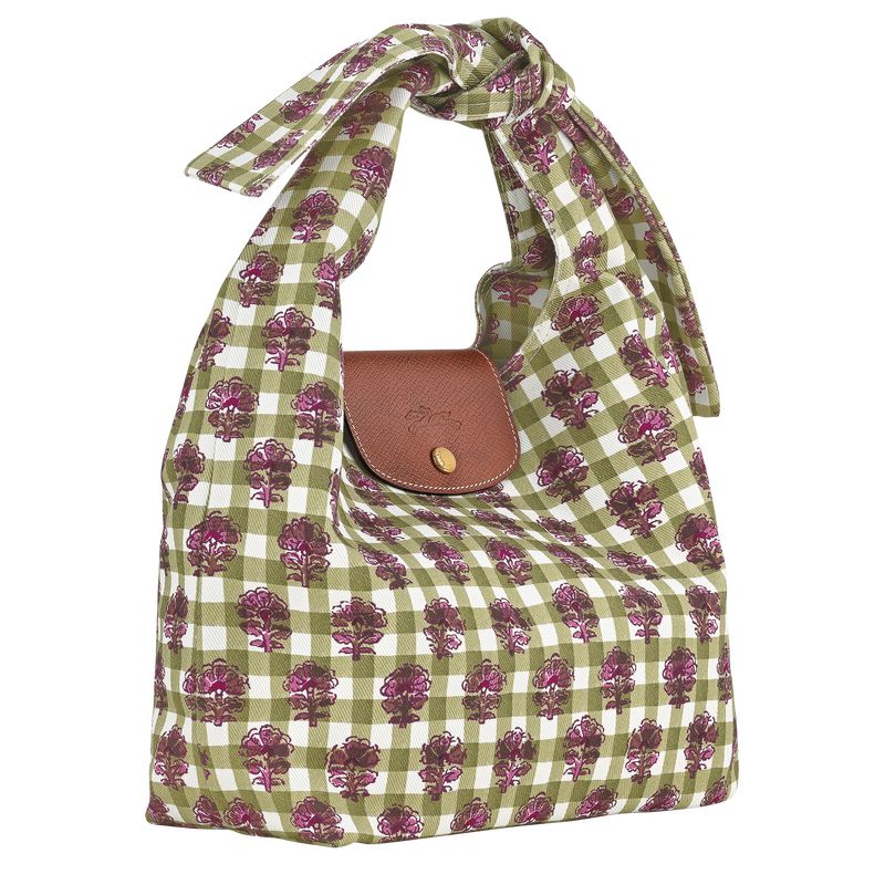 Olive Longchamp Le Pliage Collection M Women Shoulder Bag | US-840EKXJZT