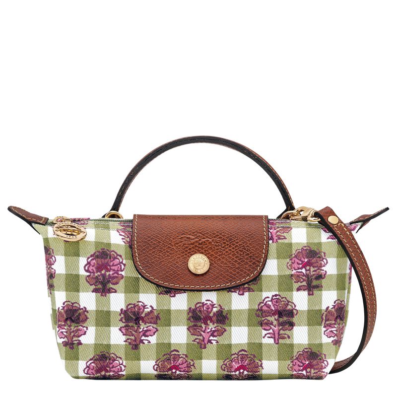 Olive Longchamp Le Pliage Collection Xs Women Pouch | US-927RKTMVH