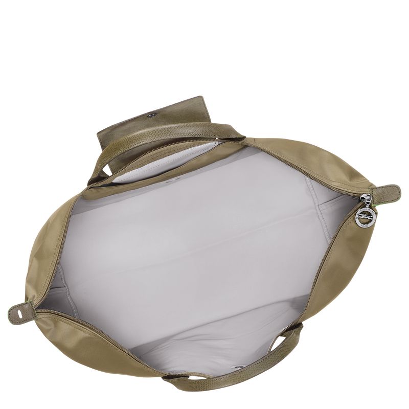Olive Longchamp Le Pliage Green L Men Travel Bag | US-267RCWSQU