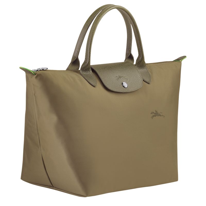Olive Longchamp Le Pliage Green M Women Handbag | US-064ZTBWRX