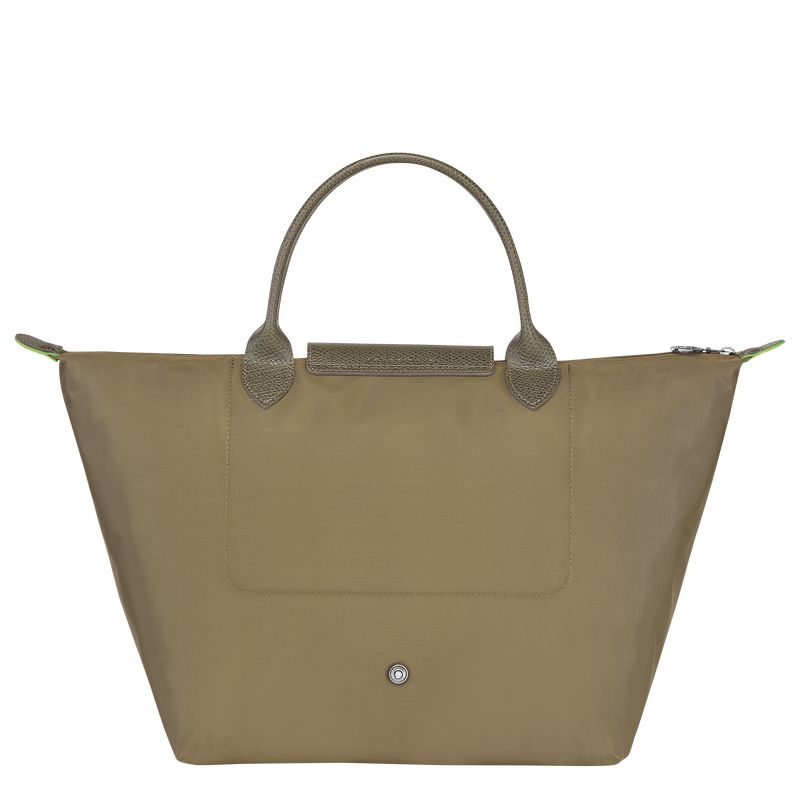 Olive Longchamp Le Pliage Green M Women Handbag | US-064ZTBWRX