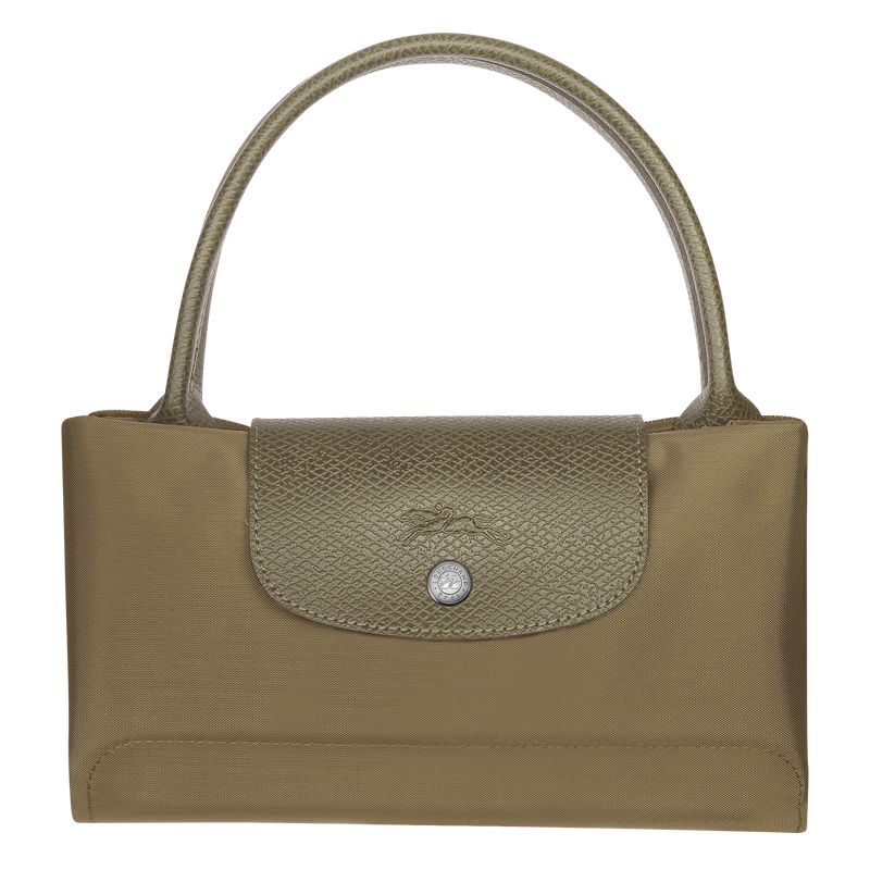 Olive Longchamp Le Pliage Green M Women Handbag | US-064ZTBWRX