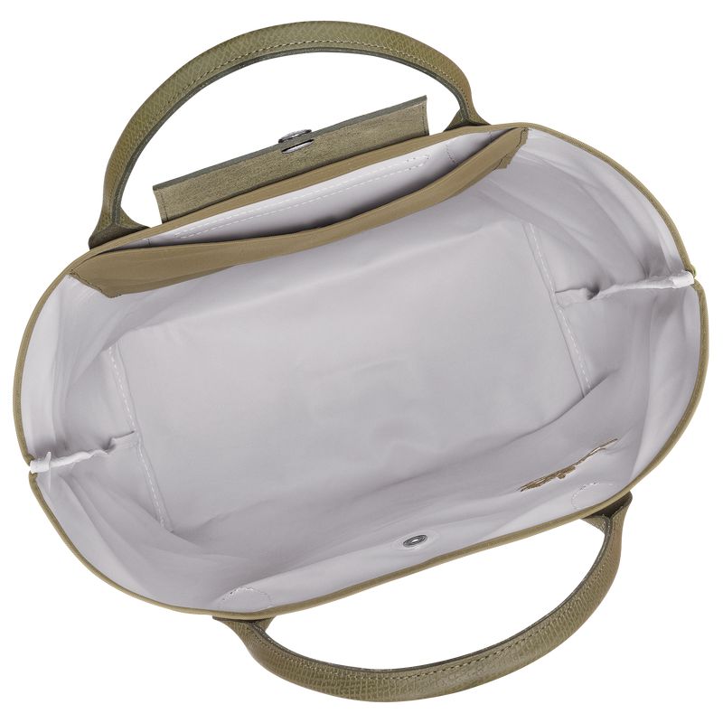 Olive Longchamp Le Pliage Green M Women Tote Bag | US-125DXFSOK