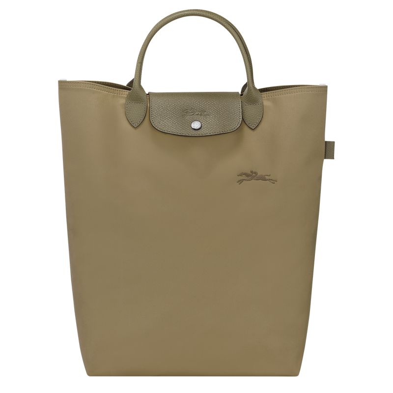 Olive Longchamp Le Pliage Green M Women Tote Bag | US-125DXFSOK