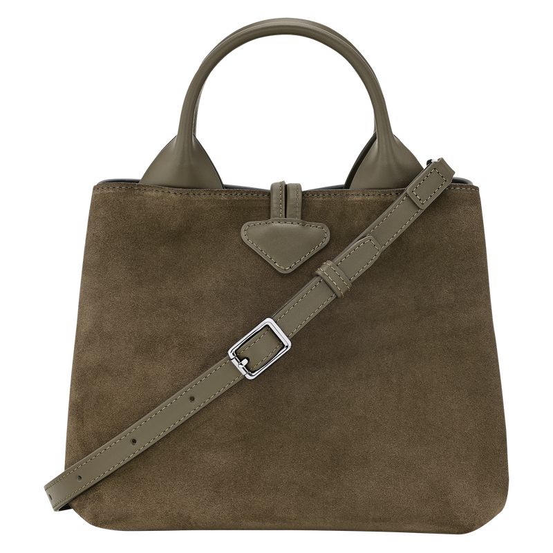 Olive Longchamp Le Roseau S Women Handbag | US-756KXYUJN