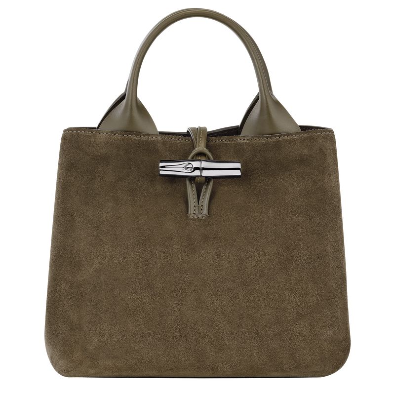Olive Longchamp Le Roseau S Women Handbag | US-756KXYUJN