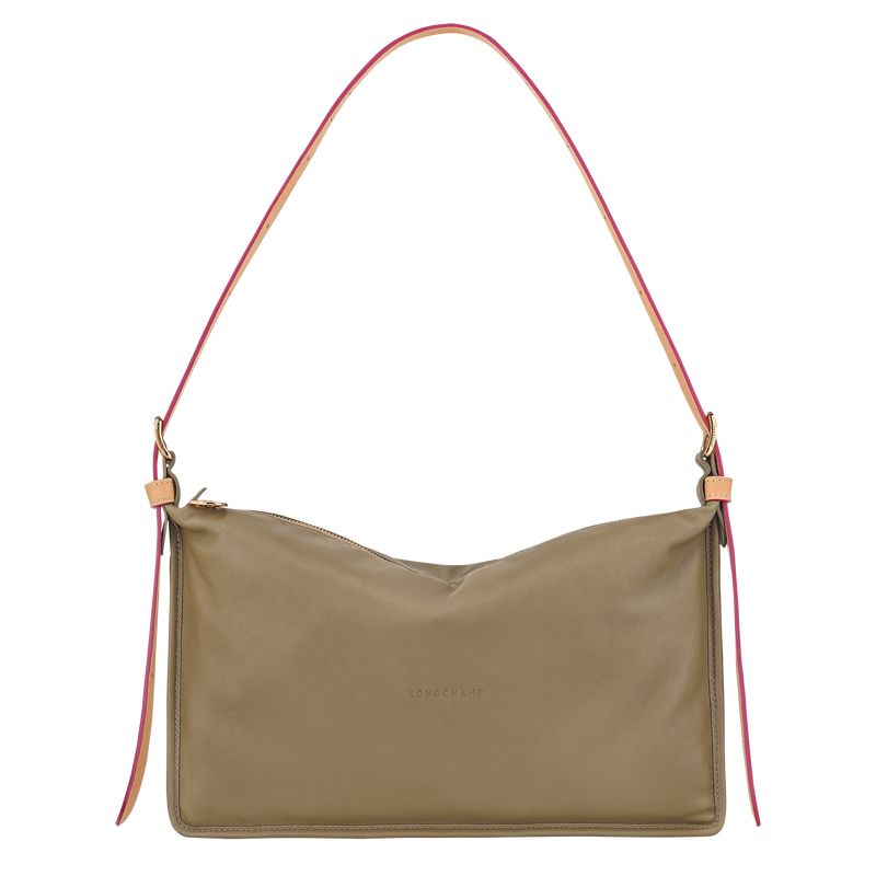 Olive Longchamp Smoothie M Women Crossbody Bag | US-461RKOWLV