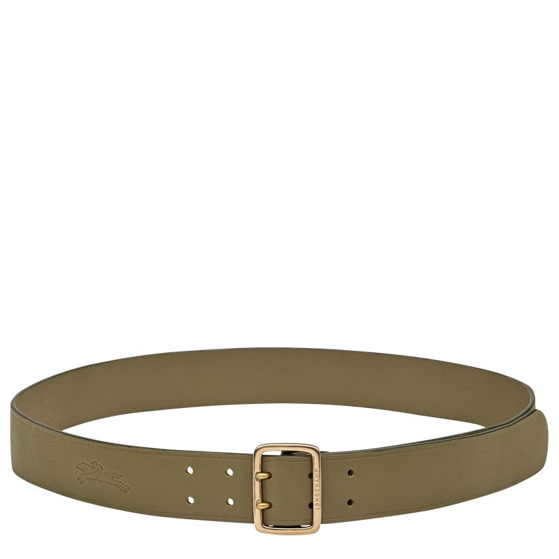 Olive / Multicolor Longchamp Leather Women Belt | US-079BFGZIL