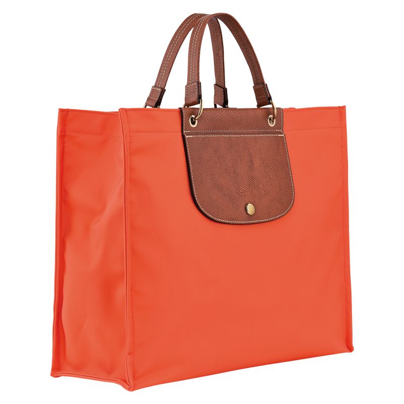 Orange Longchamp Cabas L Women Tote Bag | US-586JEHIGY