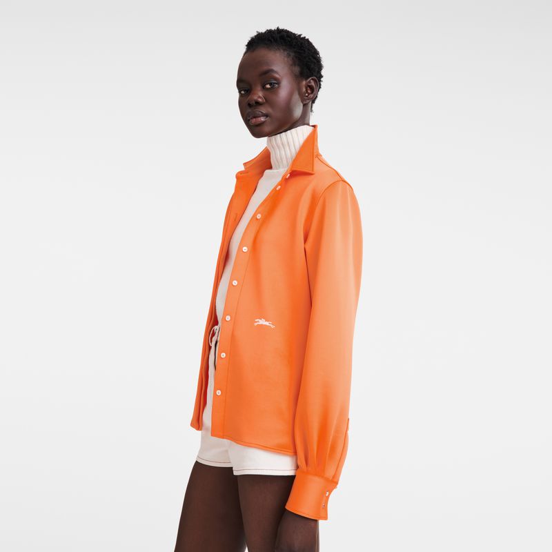 Orange Longchamp Jersey Women Shirts | US-056ZESVFG
