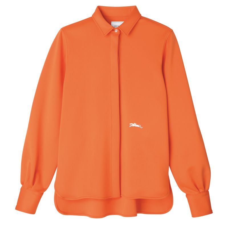 Orange Longchamp Jersey Women Shirts | US-056ZESVFG