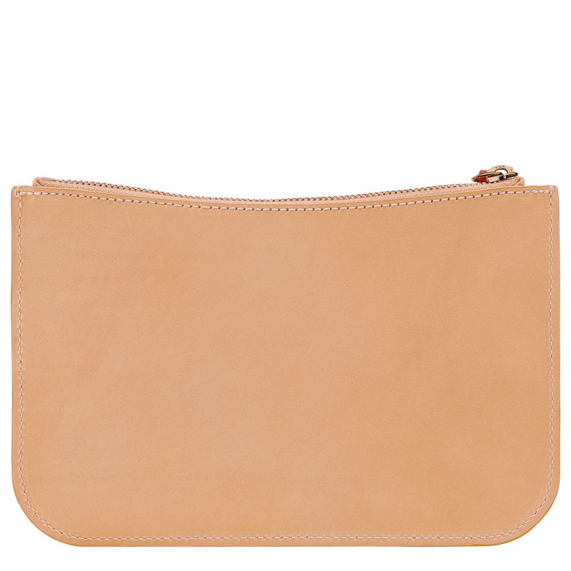 Orange Longchamp Le Foulonné Women Pouch | US-421NZXAVF