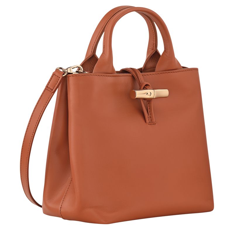 Orange Longchamp Le Roseau S Women Handbag | US-798ITVHYX